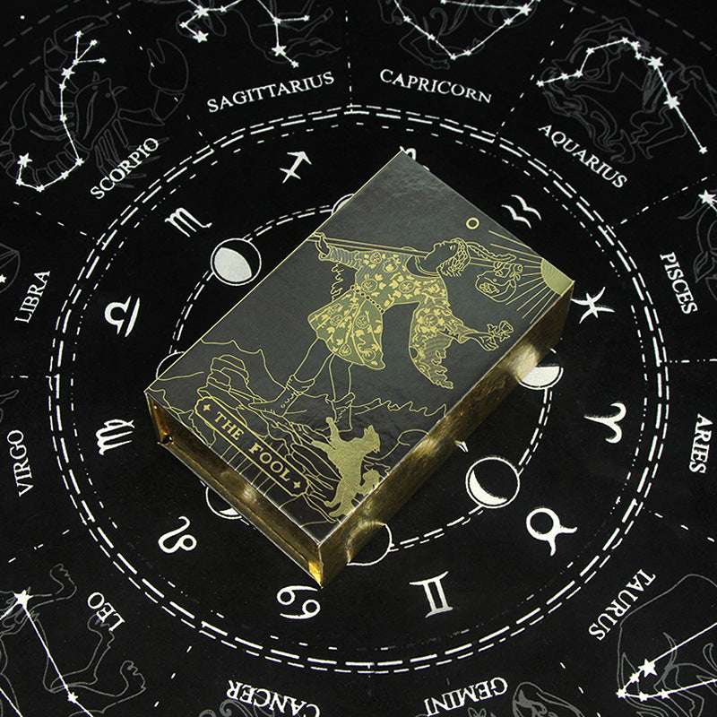 Olivenorma Cosmic Print PVC Waterproof Rose Gold Tarot Card - image 8