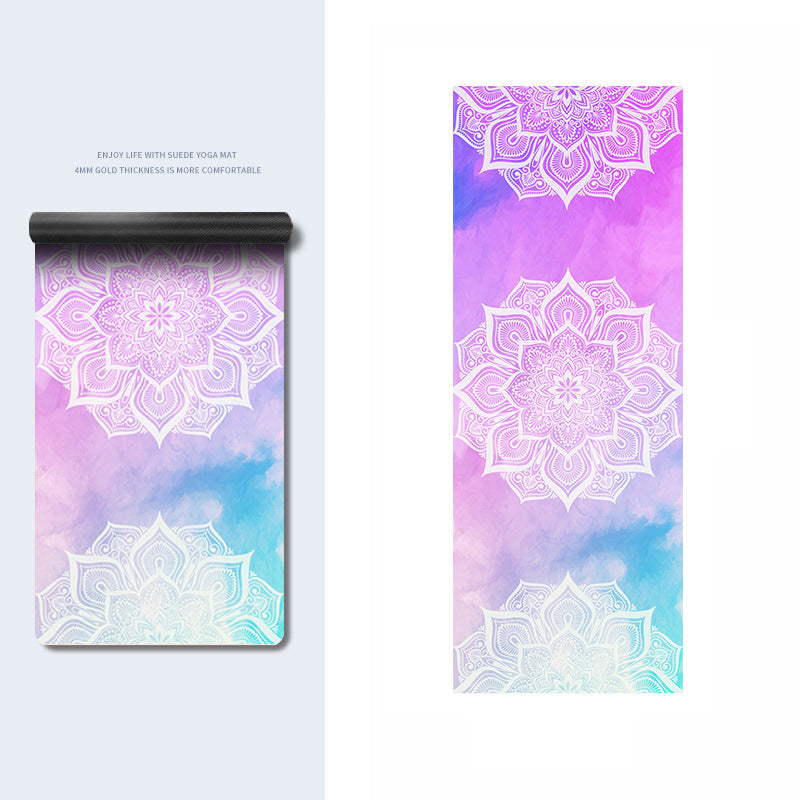 Olivenorma PU Rubber Color Printed Fitness Yoga Mat - Mandala Pattern & Rendering Color - image 15