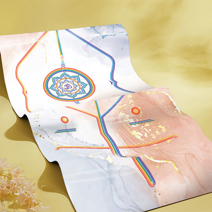 Olivenorma PU Rubber Color Printed Fitness Yoga Mat - image 4