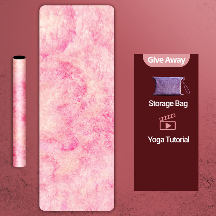 Olivenorma Deerskin Velvet Yoga 1.5mm Thin Yoga Mat - Gradient Pink - image 16