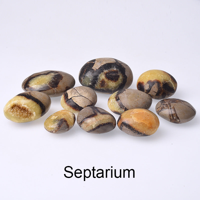 Olivenorma Crystal Raw Stone Mine Ornaments Natural Stone - Septarium - 1kg/5-6 pieces - image 1