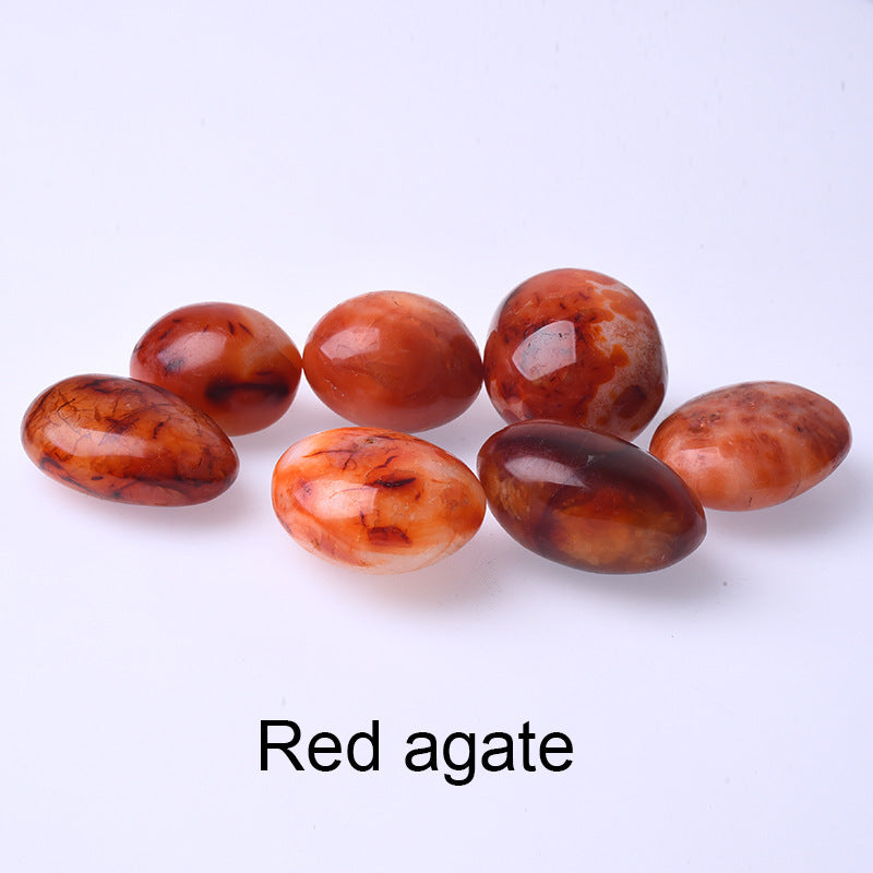 Olivenorma Crystal Raw Stone Mine Ornaments Natural Stone - Red Agate - 1kg/5-6 pieces - image 2