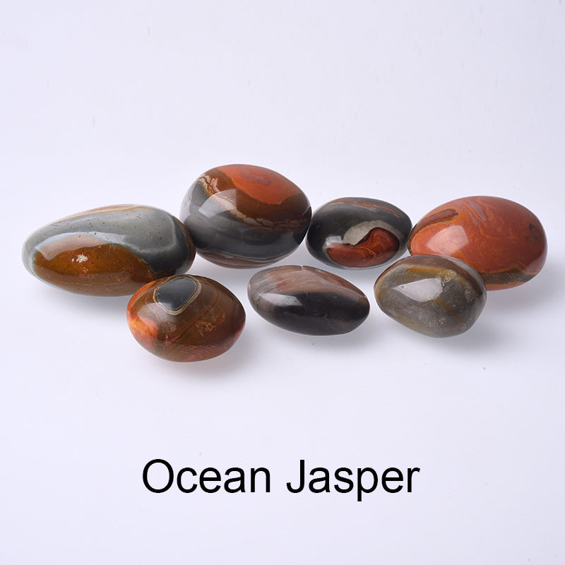 Olivenorma Crystal Raw Stone Mine Ornaments Natural Stone - Ocean Jasper - 1kg/5-6 pieces - image 6