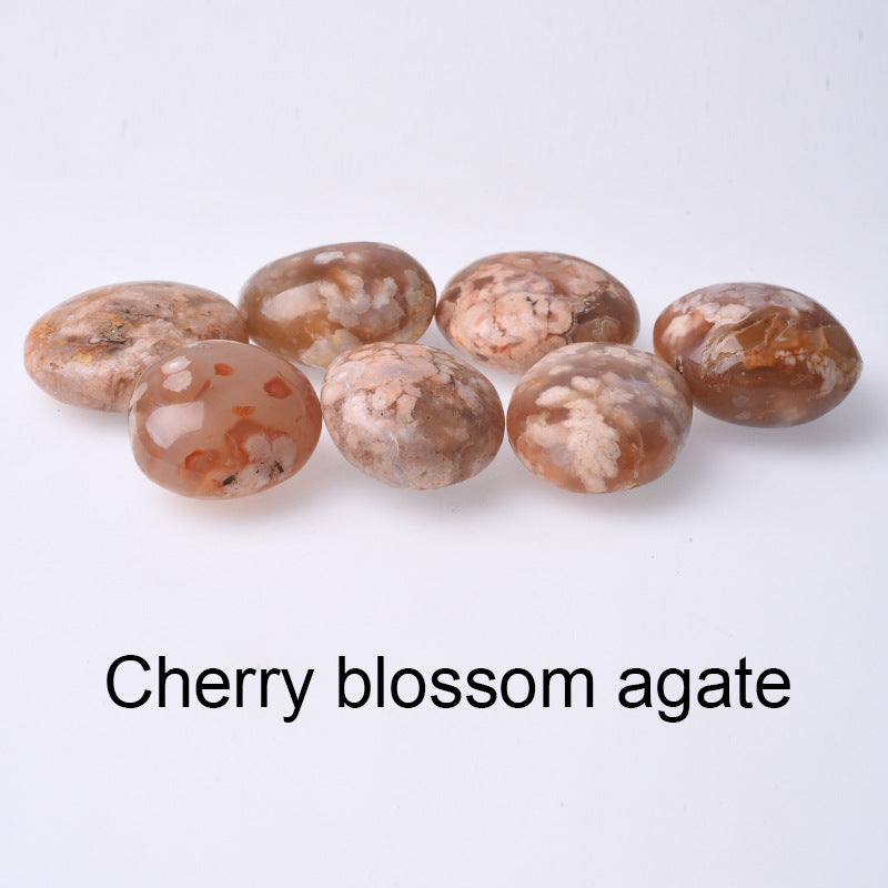 Olivenorma Crystal Raw Stone Mine Ornaments Natural Stone - Cherry Blossom Agate - 1kg/5-6 pieces - image 8