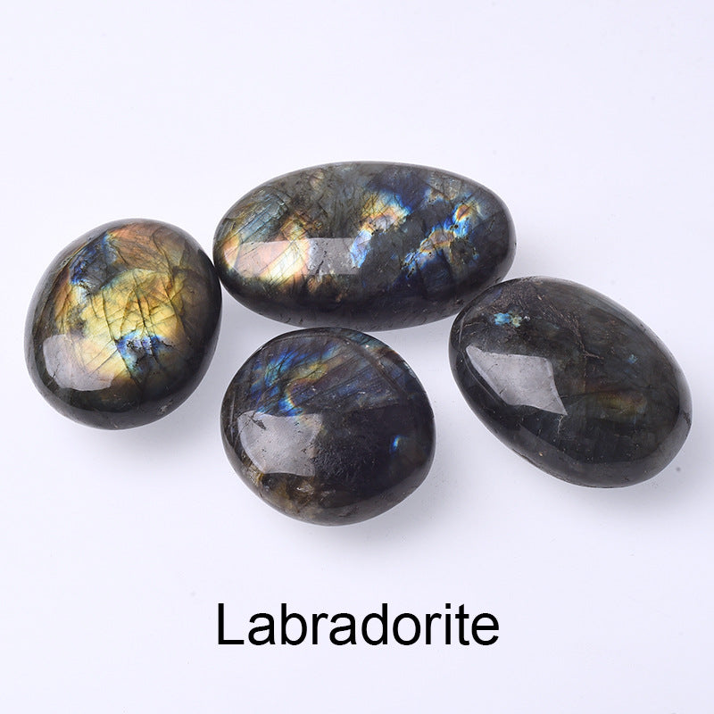 Olivenorma Crystal Raw Stone Mine Ornaments Natural Stone - Labradorite - 1kg/5-6 pieces - image 16