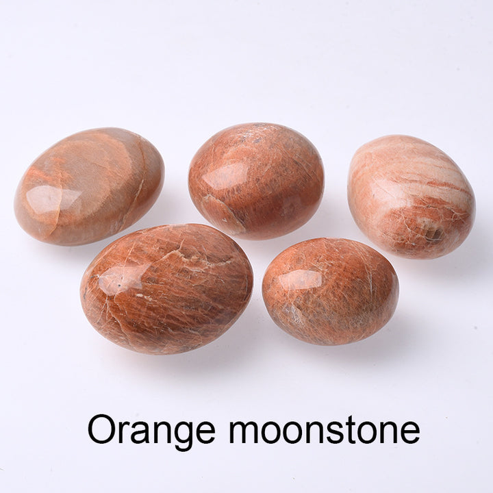 Olivenorma Crystal Raw Stone Mine Ornaments Natural Stone - Orange Moonstone - 1kg/5-6 pieces - image 18