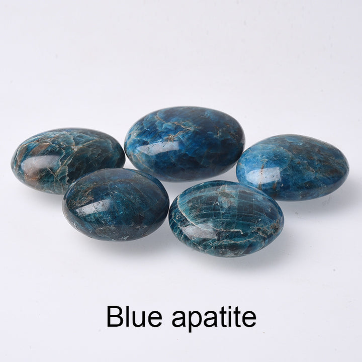 Olivenorma Crystal Raw Stone Mine Ornaments Natural Stone - Blue Apatite - 1kg/5-6 pieces - image 19