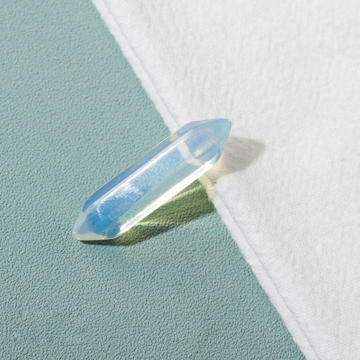 Olivenorma Natural Crystal Double Pointed Column Chakra Gemstone Decoration - Opalite - image 3