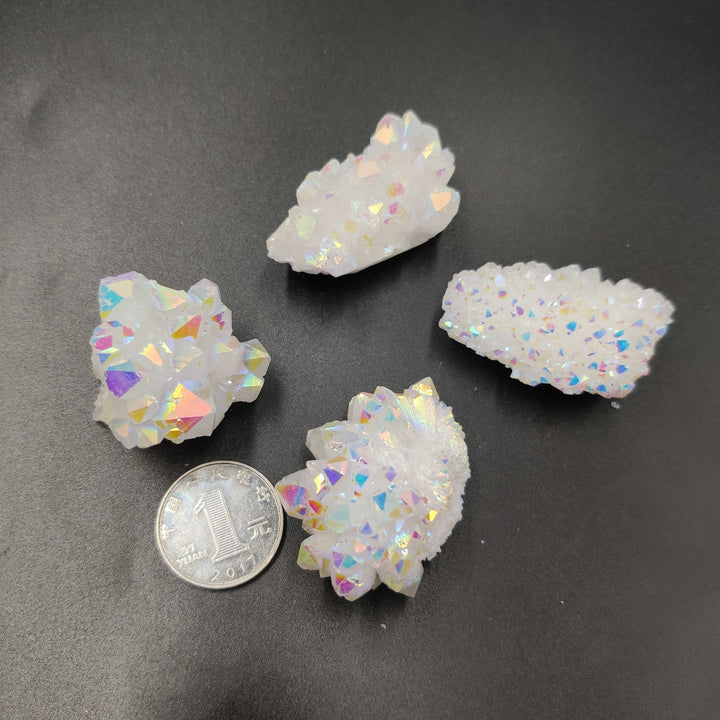 Olivenorma Angel Aura Quartz Crystal Cluster Gemstone Decoration - image 12