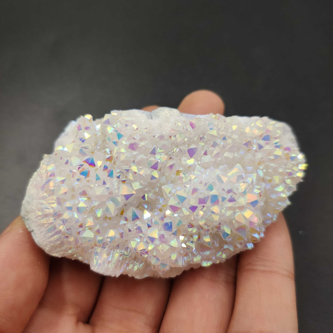 Olivenorma Angel Aura Quartz Crystal Cluster Gemstone Decoration - image 10