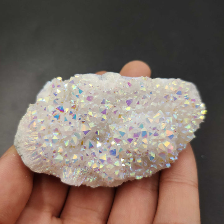 Olivenorma Angel Aura Quartz Crystal Cluster Gemstone Decoration - image 10