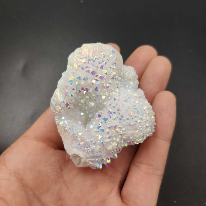 Olivenorma Angel Aura Quartz Crystal Cluster Gemstone Decoration - image 13