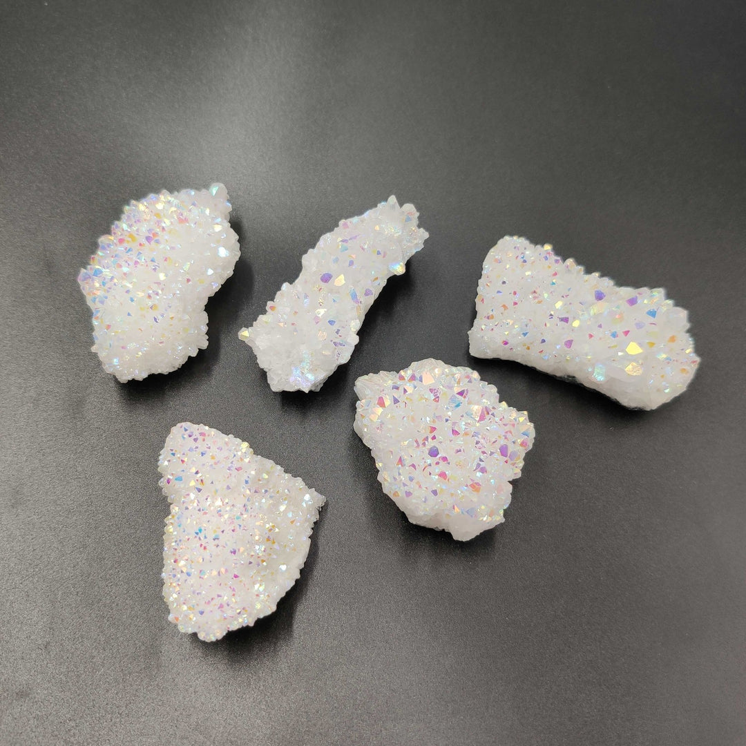 Olivenorma Angel Aura Quartz Crystal Cluster Gemstone Decoration - image 11