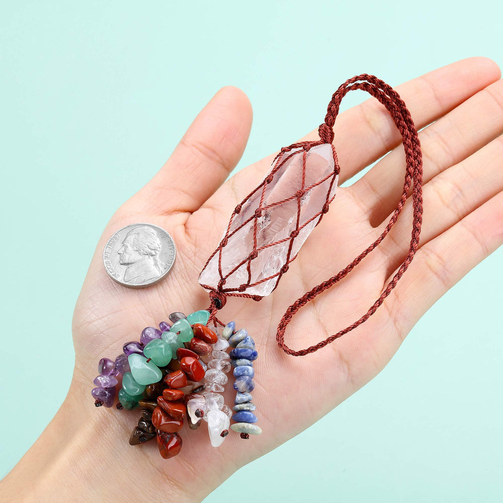 Olivenorma 7 Chakra Healing Crystals Hanging Ornament - image 1