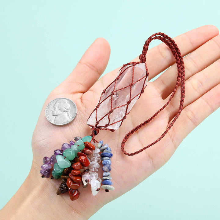 Olivenorma 7 Chakra Healing Crystals Hanging Ornament - image 1
