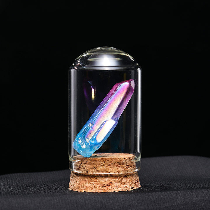 Olivenorma Natural Crystal Ore Specimen Ornaments Decoration - Electroplated Crystal - image 5