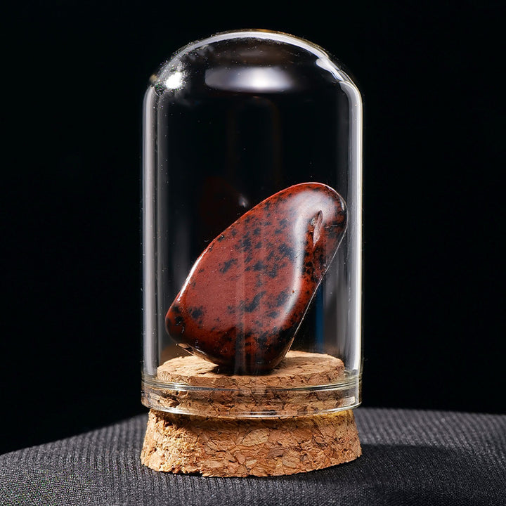 Olivenorma Natural Crystal Ore Specimen Ornaments Decoration - Red Obsidian - image 26