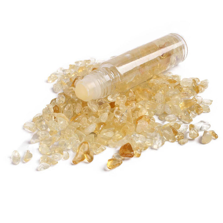 Olivenorma 10ml Gemstone Roller Bottle Healing Crystal Decoration - Citrine - image 5
