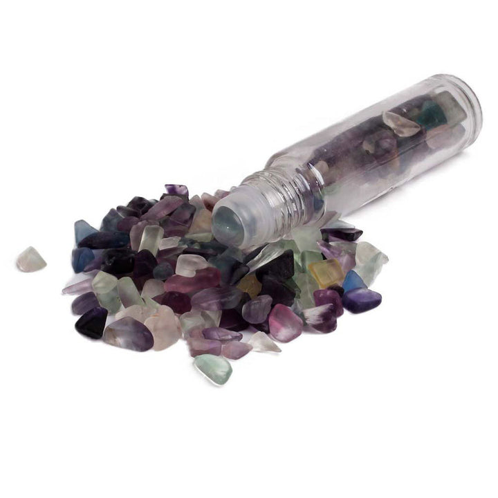 Olivenorma 10ml Gemstone Roller Bottle Healing Crystal Decoration - Fluorite - image 13