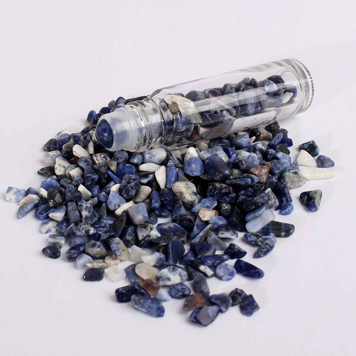 Olivenorma 10ml Gemstone Roller Bottle Healing Crystal Decoration - Sodalite - image 19