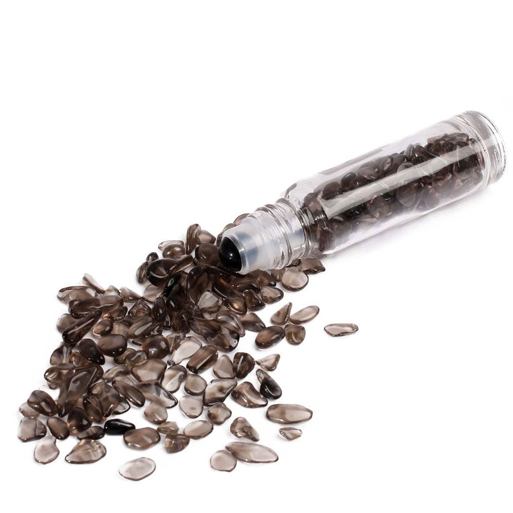 Olivenorma 10ml Gemstone Roller Bottle Healing Crystal Decoration - Smoky Quartz - image 21