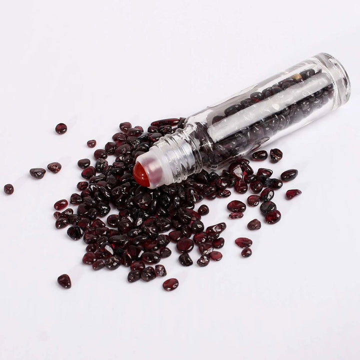 Olivenorma 10ml Gemstone Roller Bottle Healing Crystal Decoration - Garnet - image 29