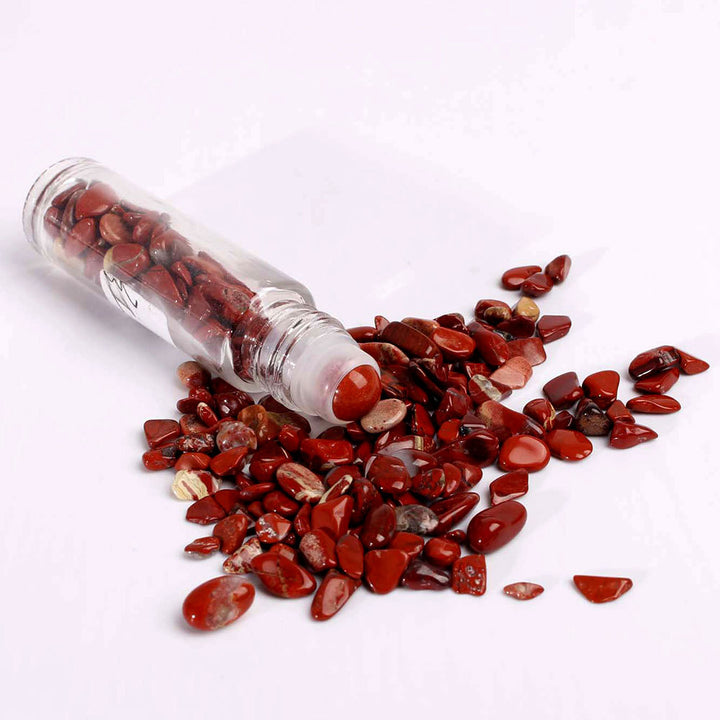 Olivenorma 10ml Gemstone Roller Bottle Healing Crystal Decoration - Red Jasper - image 31