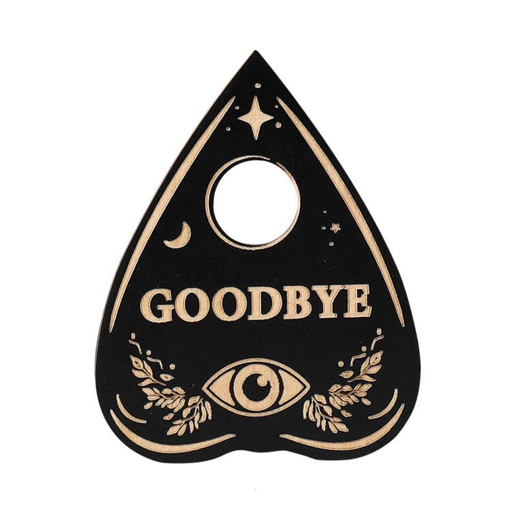 Olivenorma Round Wooden Carved Seven Star Array Energy Plate Decoration - Yellow Goodbye - image 8