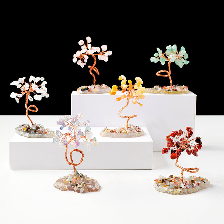 Olivenorma 1pc Money Tree Copper Wire Wrapped Feng Shui Tree - image 0