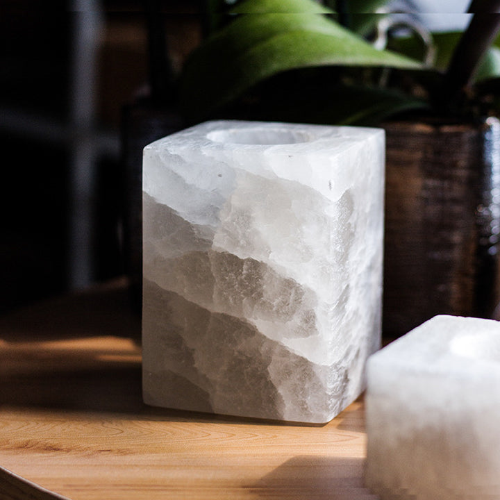 Olivenorma Sugar Cube Gypsum Mineral Candle Holder - image 8