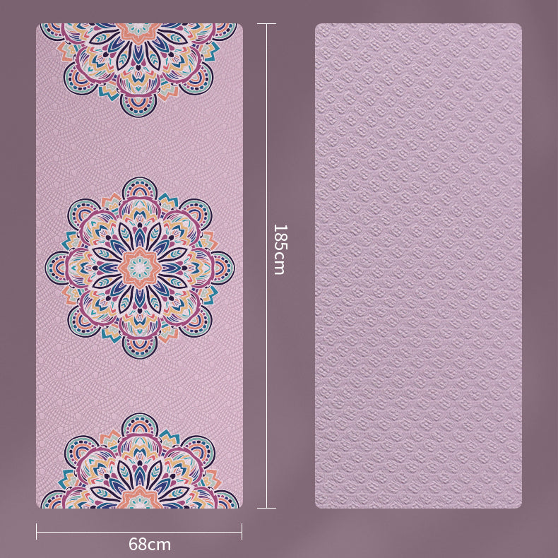 Olivenorma Environmentally Friendly Tpe Mandala Print 8mm Yoga Mat - image 5