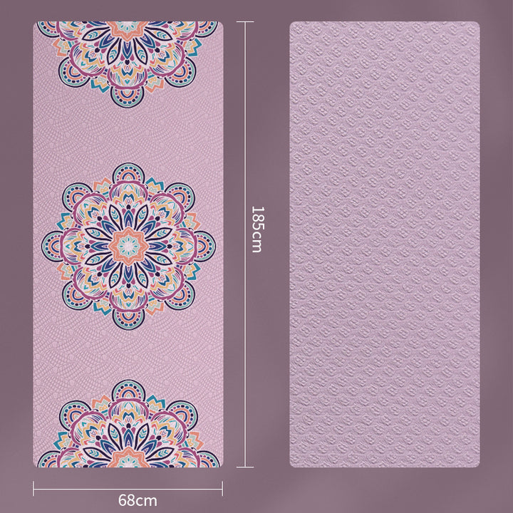 Olivenorma Environmentally Friendly Tpe Mandala Print 8mm Yoga Mat - image 5