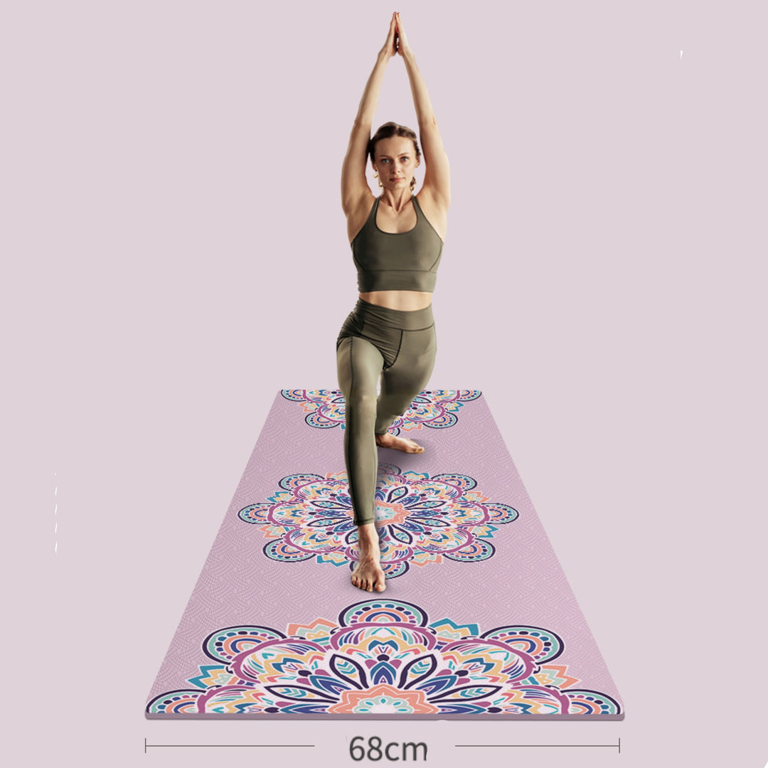 Olivenorma Environmentally Friendly Tpe Mandala Print 8mm Yoga Mat - image 12