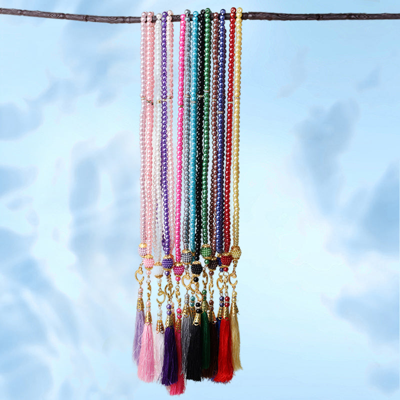 Olivenorma 6mm 99 Acrylic Beads Tasbih Rosary Bracelet - image 14