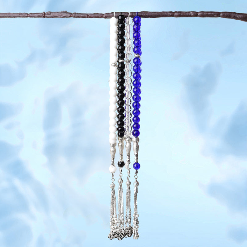 Olivenorma 10mm 33 Porcelain Glass Rosary Bracelet - image 5