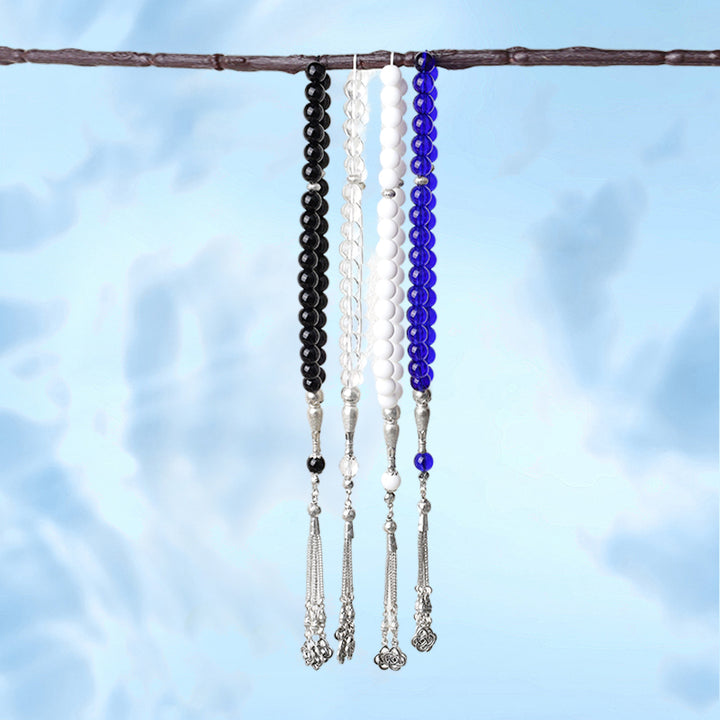 Olivenorma 10mm 33 Porcelain Glass Rosary Bracelet - image 4