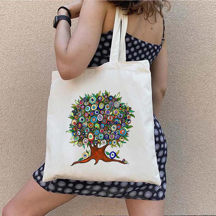 Olivenorma Graffiti Greek Evil Eye Bag - Evil Eye#Tree Of Life - image 15