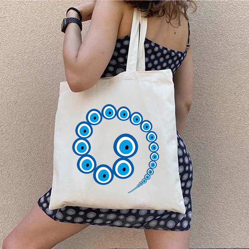 Olivenorma Graffiti Greek Evil Eye Bag - Evil Eye#17 - image 18