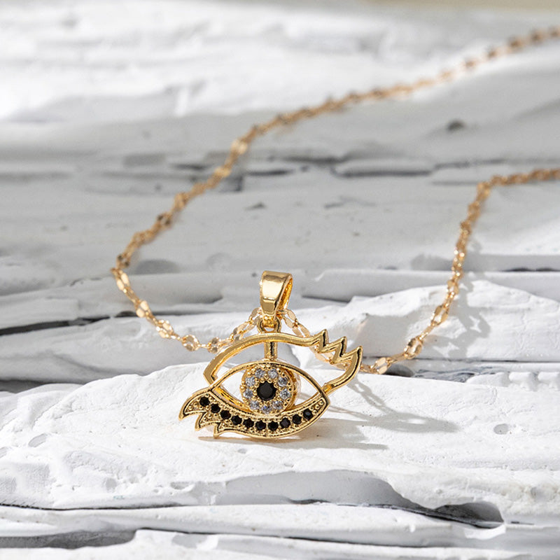 Olivenorma "Devil's Eye" - Spinner Protection Necklace - Evil Eye#Obsidian - image 3