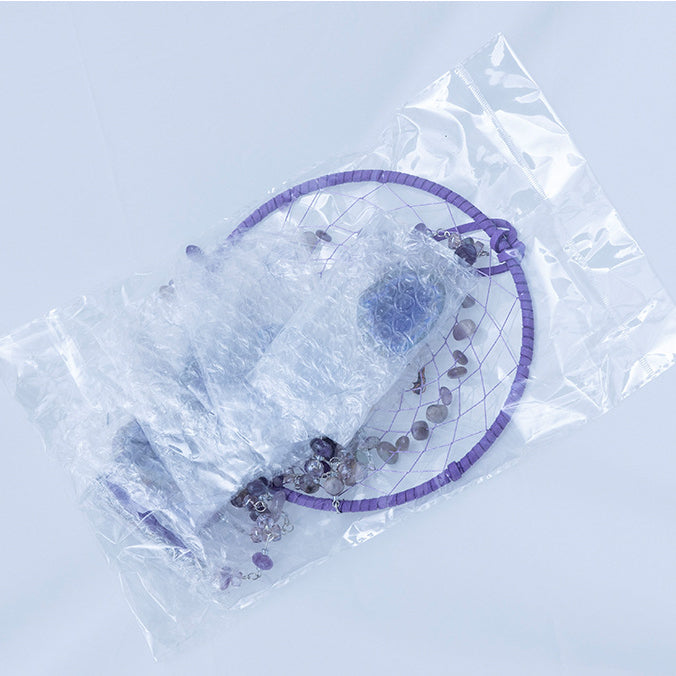 Olivenorma Amethyst Purple Agate Piece Dream Catcher Wind Chime - image 6