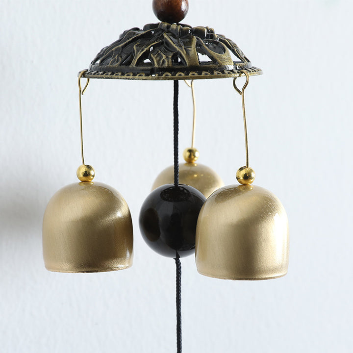 Olivenorma Retro Metal Wall Mounted Magnet Doorbell Wind Chime - image 8