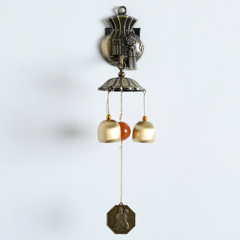 Olivenorma Retro Metal Wall Mounted Magnet Doorbell Wind Chime - image 6