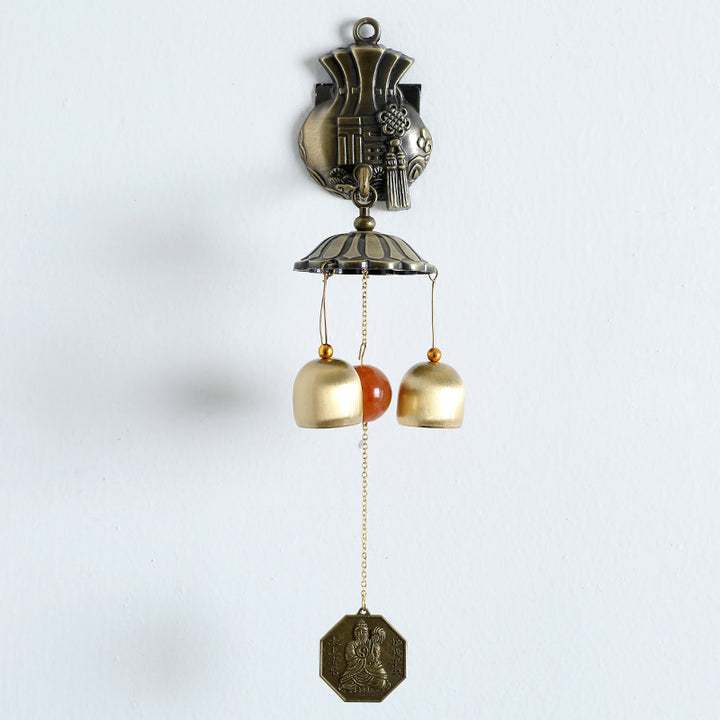 Olivenorma Retro Metal Wall Mounted Magnet Doorbell Wind Chime - image 6