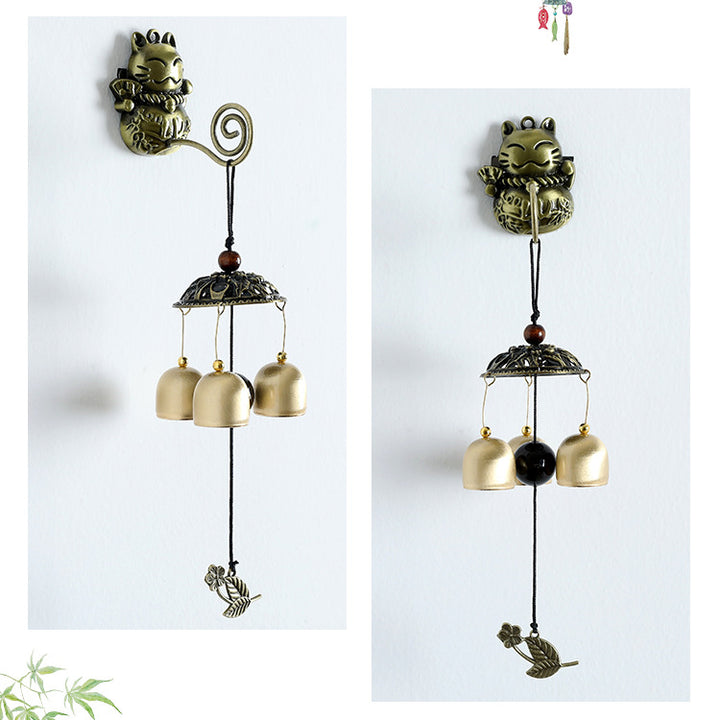 Olivenorma Retro Metal Wall Mounted Magnet Doorbell Wind Chime - image 10
