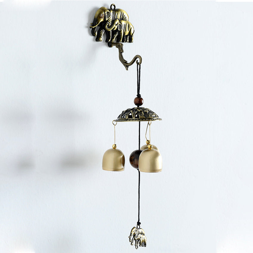 Olivenorma Retro Metal Wall Mounted Magnet Doorbell Wind Chime - image 4