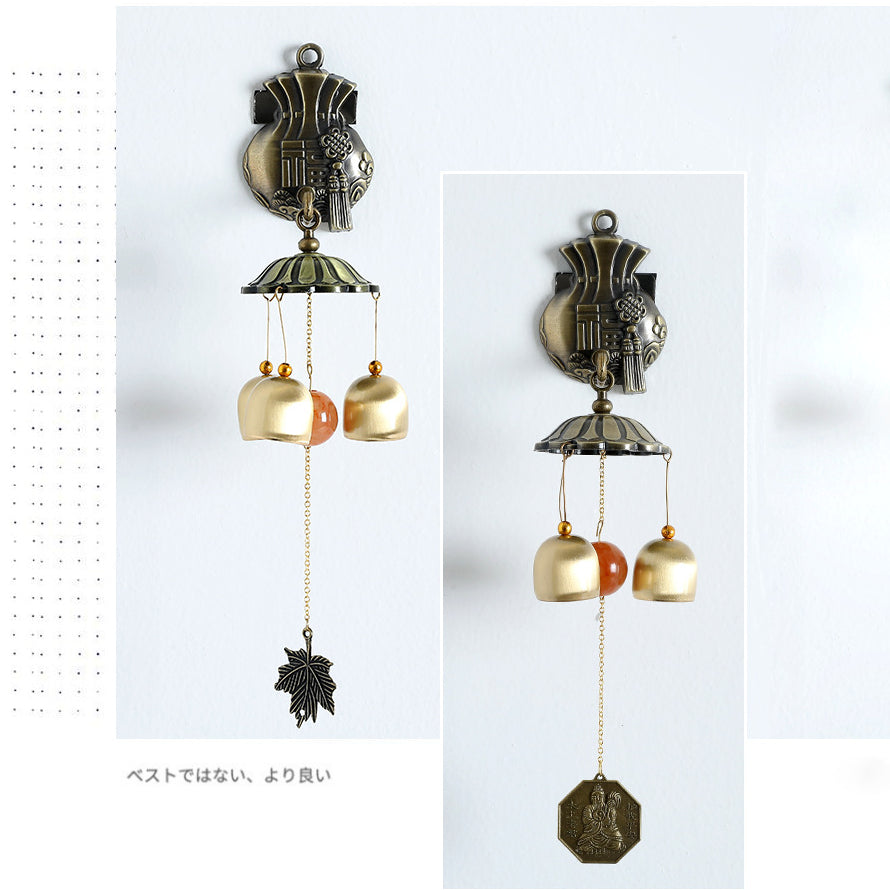Olivenorma Retro Metal Wall Mounted Magnet Doorbell Wind Chime - image 7