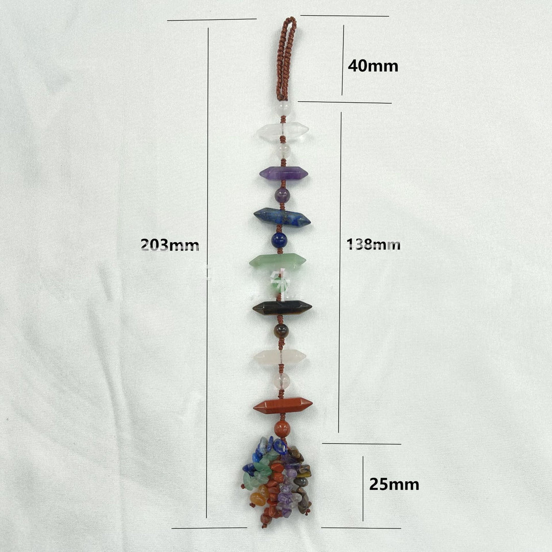 Olivenorma 7 Chakra Stones Healing Crystals Hanging Ornament - image 3