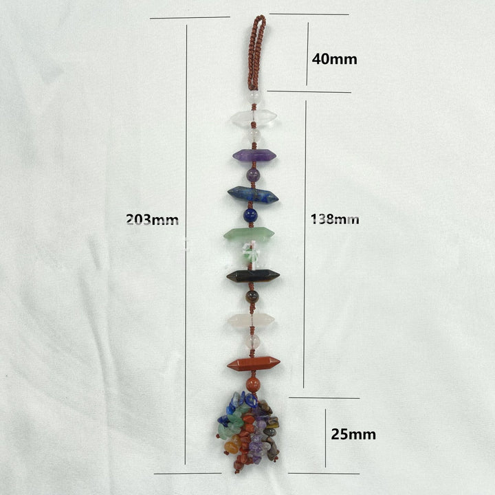 Olivenorma 7 Chakra Stones Healing Crystals Hanging Ornament - image 3