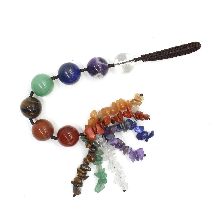 Olivenorma Chakra Stone Tree Of Life Cycling Pendant Ornaments - image 8