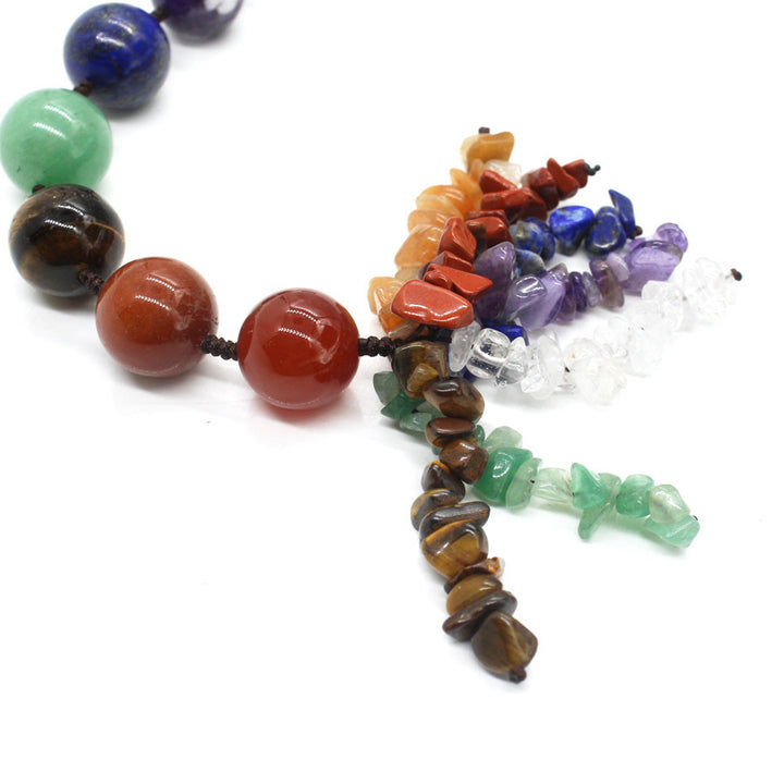 Olivenorma Chakra Stone Tree Of Life Cycling Pendant Ornaments - image 7